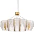 Nuvo Lighting Kenzo 35" Wide LED Chandelier Polished Anodized Bronze