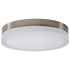 Nuvo Lighting Pi 14" Wide 1 Light LED Flush Mount Drum Ceiling Fixture Brushed Nickel