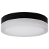 Nuvo Lighting Pi 11" Wide LED Flush Mount Drum Ceiling Fixture Black
