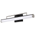 Nuvo Lighting Solano 24" Wide Bath Bar Black / Brushed Nickel