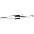 Nuvo Lighting Solano 36" Wide Bath Bar Black / Brushed Nickel