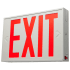 Nuvo Lighting Exit Sign 15" Wide LED Emergency Light Red Lettering