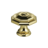 Omnia Classic & Modern 1-9/16 Inch Mushroom Cabinet Knob Polished Brass