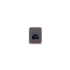 Omnia Contemporary 1-7/8"W Solid Brass Recessed Flush Cup Drop Ring Sliding Door / Pocket Door Pull Shaded Bronze