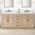 Ove Decors Athea 72" Free Standing Double Basin Vanity Set with Cabinet and Cultured Marble Vanity Top Sahara Birch