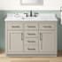 Ove Decors Athea 48" Free Standing Single Basin Vanity Set with Cabinet and Cultured Marble Vanity Top Greige