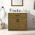 Ove Decors Bailey 36" Free Standing Single Basin Vanity Set with Cabinet and Quartz Vanity Top Almond Latte