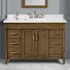 Ove Decors Salisbury 48" Free Standing Single Basin Vanity Set with Cabinet and Cultured Marble Vanity Top Almond Latte