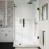 Ove Decors Endless 72" High x 43-7/8" Wide x 30-13/16" Deep Hinged Semi Frameless Shower Enclosure with Clear Glass Oil Rubbed Bronze