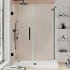 Ove Decors Endless 72" High x 59-1/8" Wide x 30-13/16" Deep Hinged Semi Frameless Shower Enclosure with Clear Glass Oil Rubbed Bronze