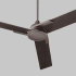 Oxygen Lighting Coda 56" 3 Blade Indoor Ceiling Fan with Wall Control Oiled Bronze