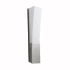 Oxygen Lighting Crescent 19" Tall ADA Single Light LED Bathroom Sconce with Acrylic Shade Satin Nickel