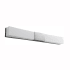Oxygen Lighting Crescent 31" Wide ADA 2 Light Reversible Mount Single LED Bath Bar with Acrylic Shade Satin Nickel