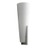 Oxygen Lighting Songbird 17" Tall 1 Light ADA LED Wall Sconce with Acrylic Conical Shade Satin Nickel / Opal Glass