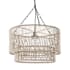 Palecek Tanner 30" Wide Outdoor Pendant Black