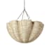 Palecek Isla 3 Light 37" Wide Chandelier Antique Gold