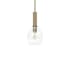 Palecek Bronson 7" Wide Mini Pendant Brass