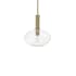 Palecek Bronson 12" Wide Pendant Brass