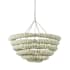 Palecek Hannah 3 Light 31" Wide Chandelier Off White