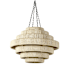 Palecek Everly 3 Light 32" Wide Outdoor Pendant Black