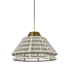Palecek Pescadero 2 Light 32" Wide Outdoor Pendant Antique Brass