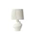 Palecek Ezra 23" Tall Buffet Table Lamp White