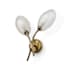 Palecek Terrence 2 Light 13" Tall Wall Sconce Brass