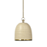 Palecek Rivoli 12" Wide Pendant Antique Brass