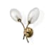 Palecek Terrence 2 Light 13" Tall Wall Sconce Brass