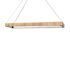 Palecek Gibson 54" Wide Linear Chandelier Brass