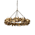 Palecek Siena 4 Light 36" Wide Ring Chandelier Antique Brass