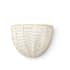 Palecek Quinn 11" Tall Wall Sconce Off White