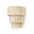 Palecek Everly 13" Tall Wall Sconce Taupe