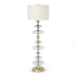 Palecek Calypso 65" Tall Buffet Floor Lamp Gold