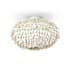 Palecek Mariposa 2 Light 20" Wide Semi-Flush Ceiling Fixture Off White