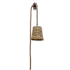 Palecek Green Oaks 10" Tall Wall Sconce Black