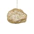 Palecek Andorra 33" Wide Pendant Antique Brass