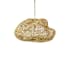 Palecek Andorra 32" Wide Pendant Antique Brass