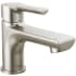 Peerless Flute 1 GPM Single Hole Bathroom Faucet with Pop-Up Drain Assembly Brushed Nickel