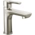 Peerless Flute 1 GPM Single Hole Bathroom Faucet with Pop-Up Drain Assembly Brushed Nickel