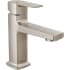 Peerless Ezra 1.0 GPM Single Hole Bathroom Faucet with Push Pop-Up Drain Assembly Brushed Nickel