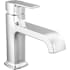 Peerless Ezra 0.5 GPM Single Hole Bathroom Faucet with Push Pop-Up Drain Assembly Chrome