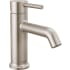 Peerless Precept 0.5 GPM Single Hole Bathroom Faucet with Push Pop-Up Drain Assembly Brushed Nickel