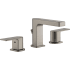 Peerless Xander 1 GPM Widespread Bathroom Faucet with Push Pop-Up Drain Assembly - Lifetime Limited Warranty Brushed Nickel