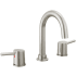 Peerless Precept Two Handle Widespread Bathroom Faucet with Pop-up Drain Assembly Brushed Nickel