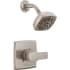 Peerless Ezra Shower Only Trim Package with 1.5 GPM Multi Function Shower Head - Less Rough In Brushed Nickel