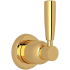 Perrin and Rowe Holborn Single Handle 3 Function Diverter / Volume Control Valve Trim - Less Valve English Gold