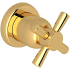 Perrin and Rowe Holborn Single Handle 3 Function Diverter / Volume Control Valve Trim - Less Valve English Gold