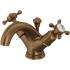 Perrin and Rowe Edwardian 1.2 GPM Single Hole Bathroom Faucet with Pop-Up Drain Assembly English Bronze