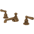Perrin and Rowe Edwardian 1.2 GPM Widespread Bathroom Faucet with Pop-Up Drain Assembly English Bronze